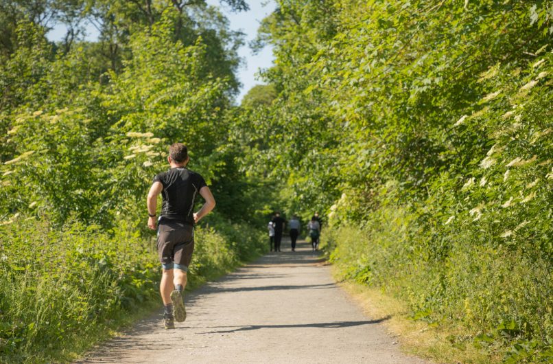 Course à pied dans le bois de Lewarde - ©Karen Saint-Patrice