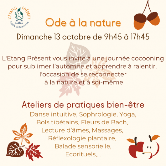 présentation de la journée ode à la nature 